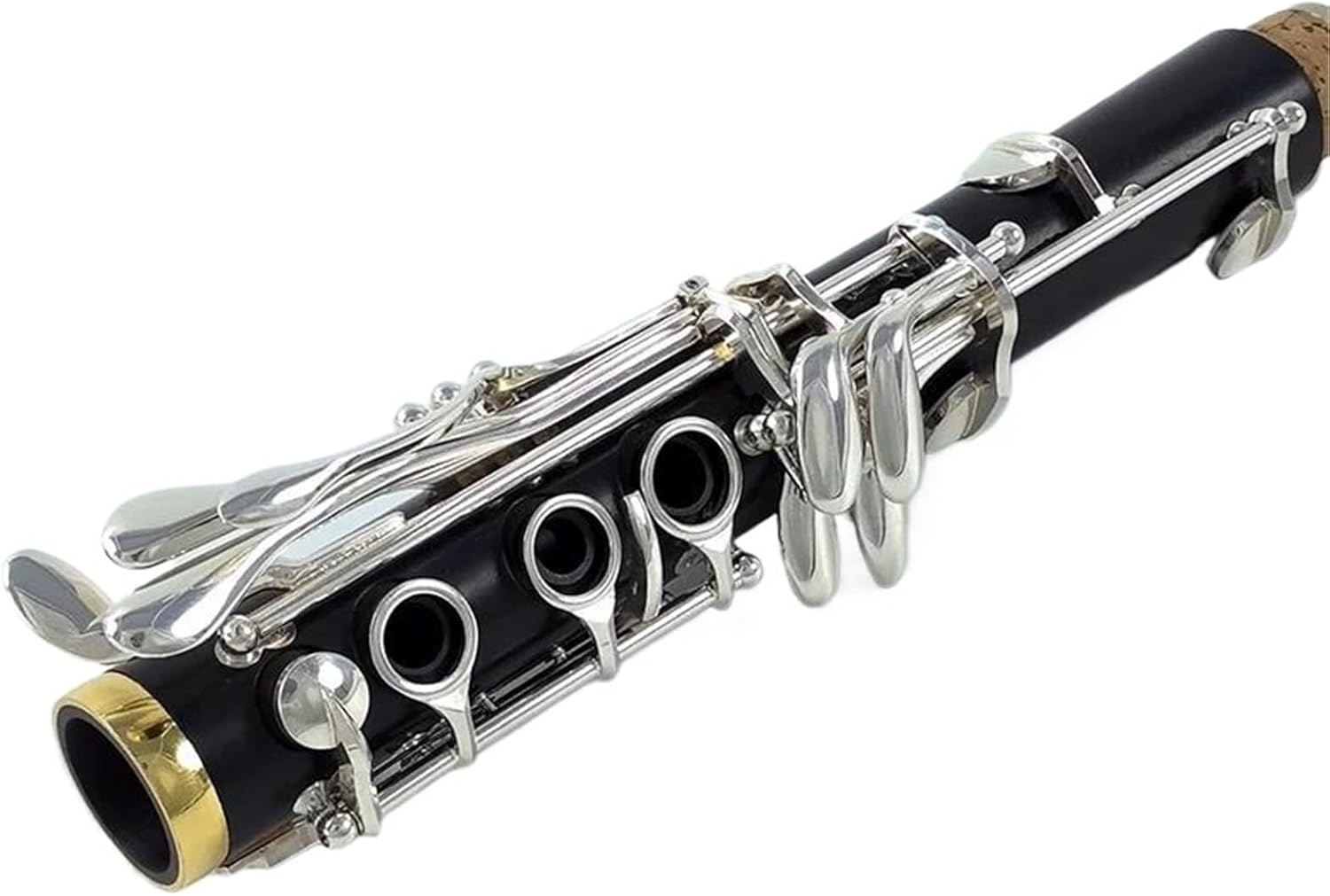Clarinet Musical Instruments Clarinet Bb Wood Ebony Silver Plated 18 Keys Clarinet