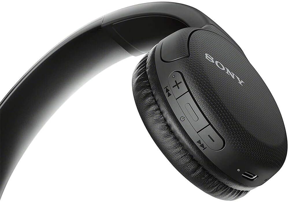 Sony Wireless Headphones WH-CH510: Wireless Bluetooth On-Ear Headset with Mic for Phone-Call, Black