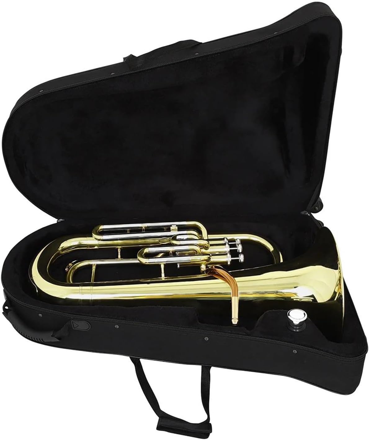 Bb Euphonium 3 Key Vertical Valve Gold Lacquer Case Euphonium All-brass Instrument