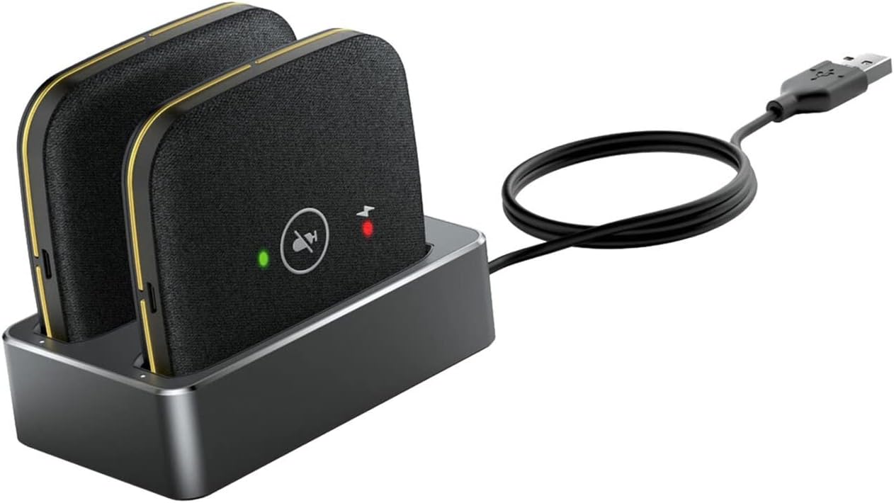 Yealink Wireless Full Duplex Microphone - Black