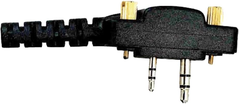 Klein Electronics Director-S6 Two-Wire Surveillance Earpiece Kit with Clear Quick-Disconnect Audio Tube for Icom Compatible Radio Models (Works with S6 Connector pin)