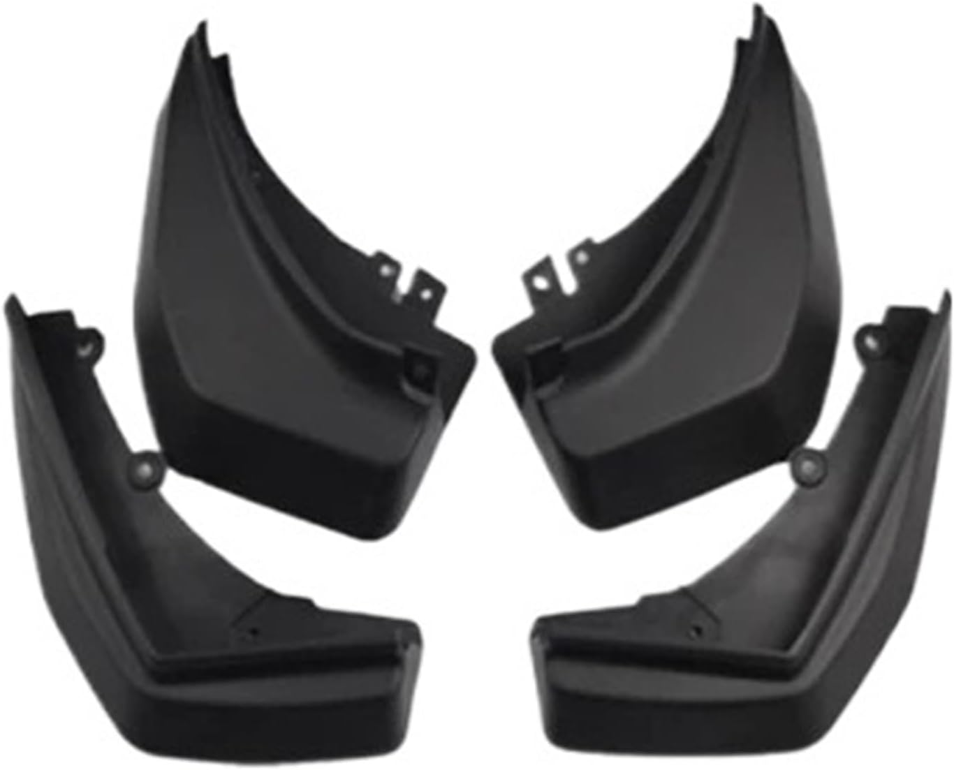 Mudflaps Guards Splash Mudguard Compatible for Land Rover Evoque L538 2012-2019 Car Accessories Front Rear 4pcs(Black)