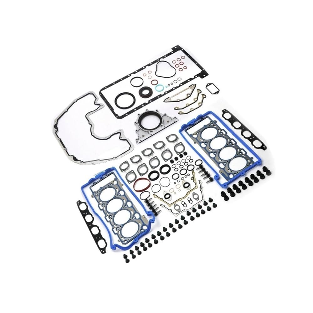 Engine Gasket Seals Kit for E63 E65 E66 N62B48 4.8L V8 750i X5 550i Part Numbers: 11127530256 15-37332-01 61-34905-00 81-90001-0