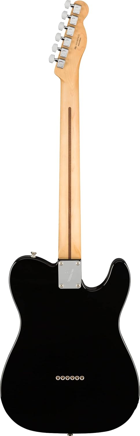 Fender Player Telecaster® Left-Handed - Black Bundle with Premium Tweed Case, Instrument Cable, Tuner, Guitar Strap, Extra Strings and Austin Bazaar Guitar Essentials DVD