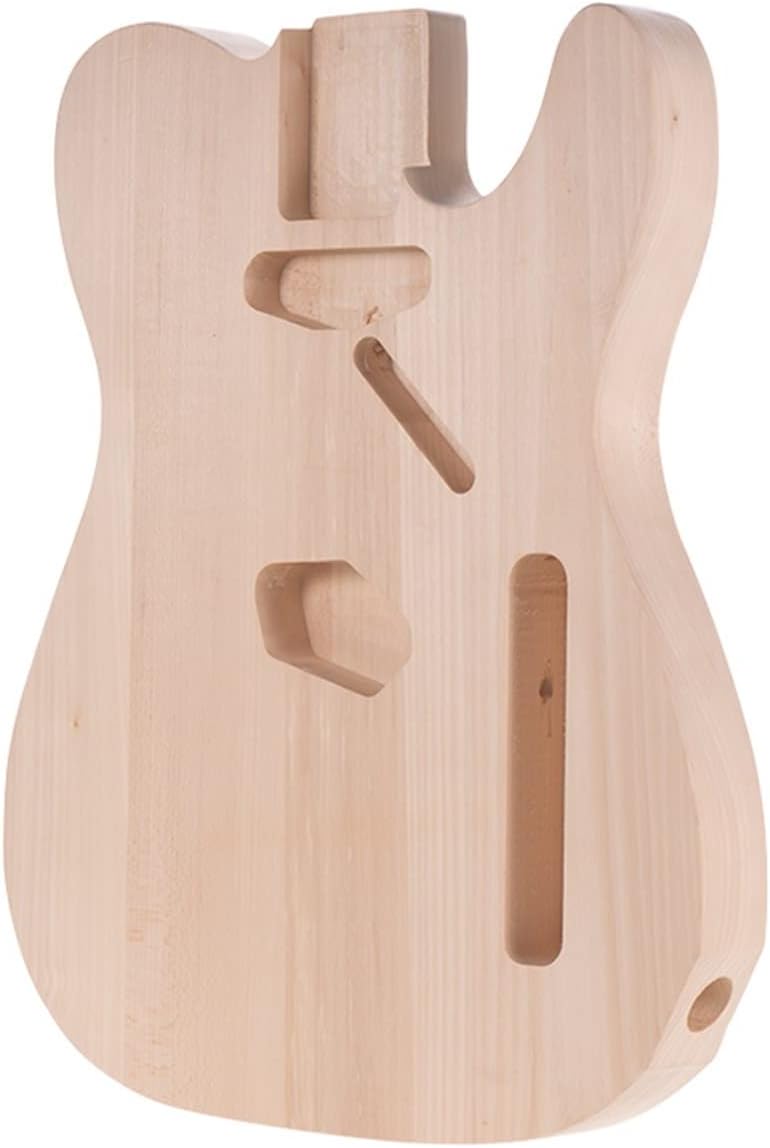 TSTS DIY Electric Guitar Body Basswood Material Unfinished Guitar Bodies for TL Guitar Accessories Guitar DIY Accessory