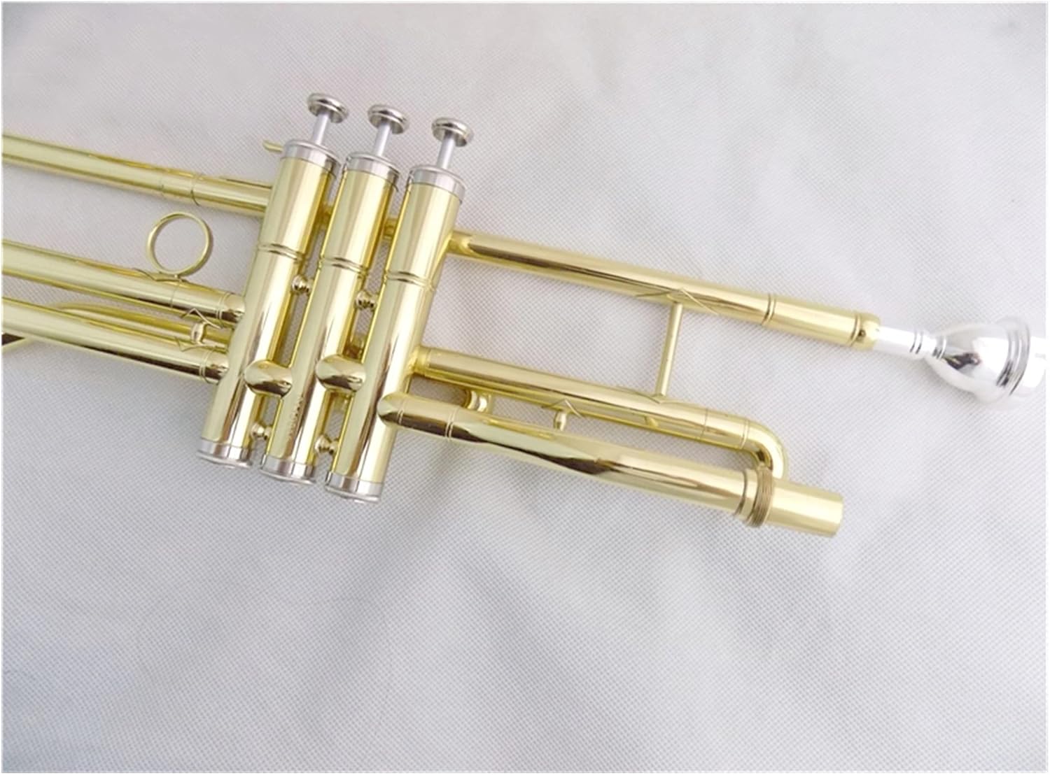 Standard Trombone C Key Piston Trombone with Case Mouthpiece Yellow Brass Trombon Lacquer Musical Instruments Valve Trombone