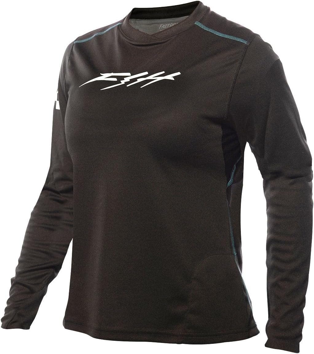 FASTHOUSE Women's Ronin Alloy Long Sleeve Jersey, Black
