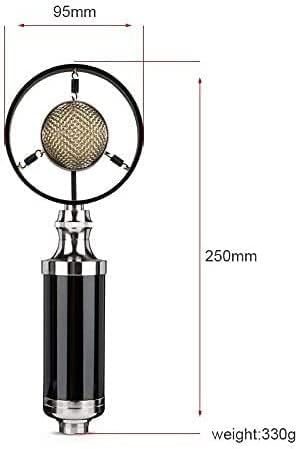 Professional Condenser Recording Studio Microphone for Live Broadcast Suitable for Voice-Over Sound Studio Live Broadcast