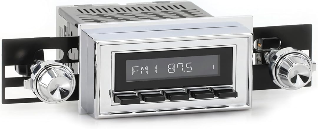 RetroRadio Compatible with 1958 Chevrolet Impala Features Include Bluetooth, USB, AM/FM HCB-M2-108-11-72C2