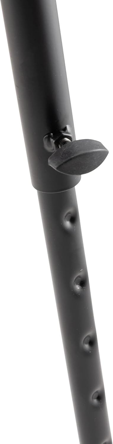 OnStage KS7150 Platform-Style Keyboard Stand (Setup for Keyboards, Synths, Organs, and Electric Pianos, 230 lb Capacity, Adjustable Height and Width, Folding, Portable, Rubber Feet, Metal, Black)