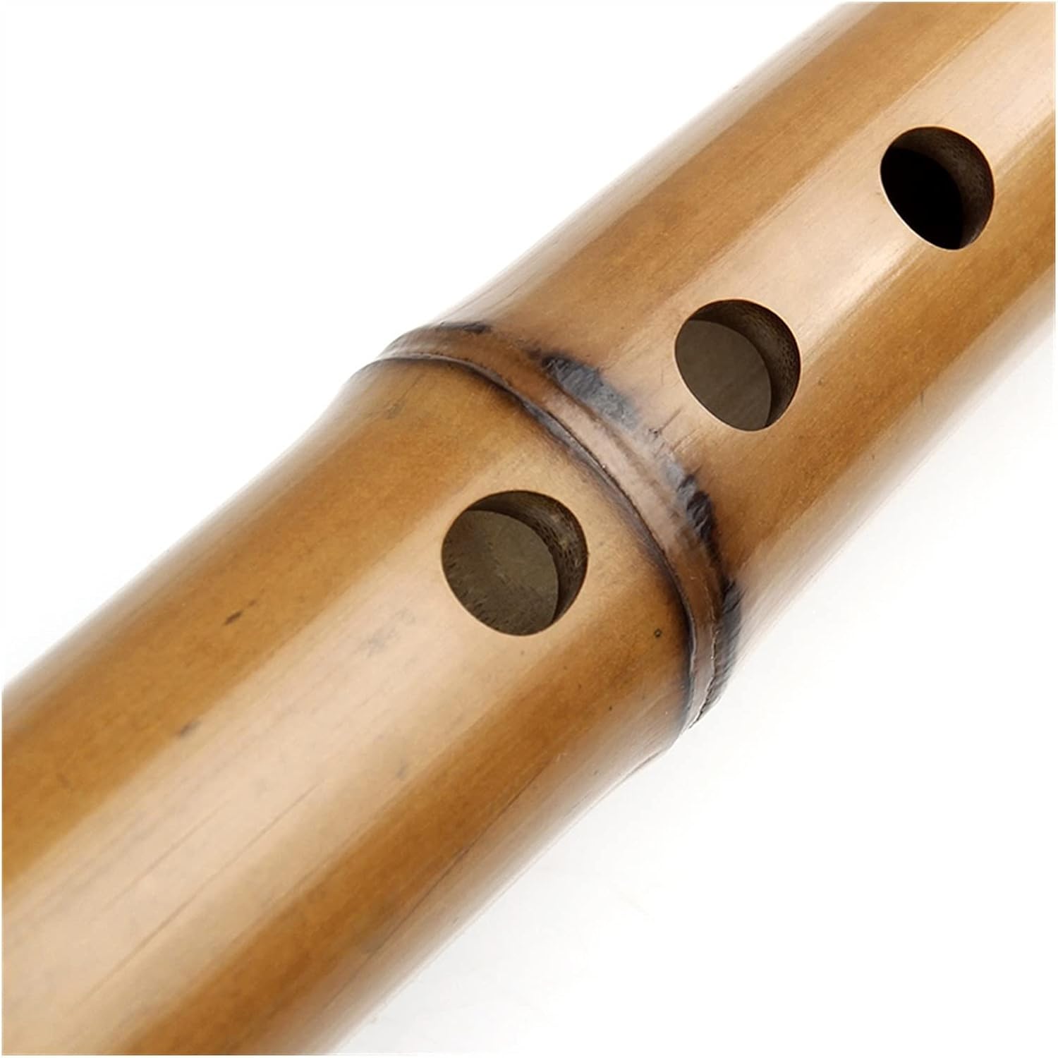 TSTS Chinese Bamboo Flute Wood Color G Key Chinese Bamboo Flute Xiao Woodwind Vertical Traditional Musical Instrument Handmade