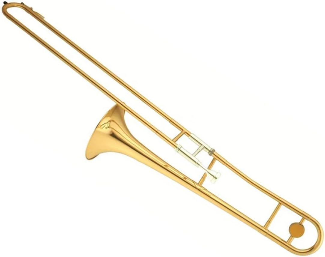 Adult Trombone Instrument Professional Gold Lacquered B Flat Alto Trombone