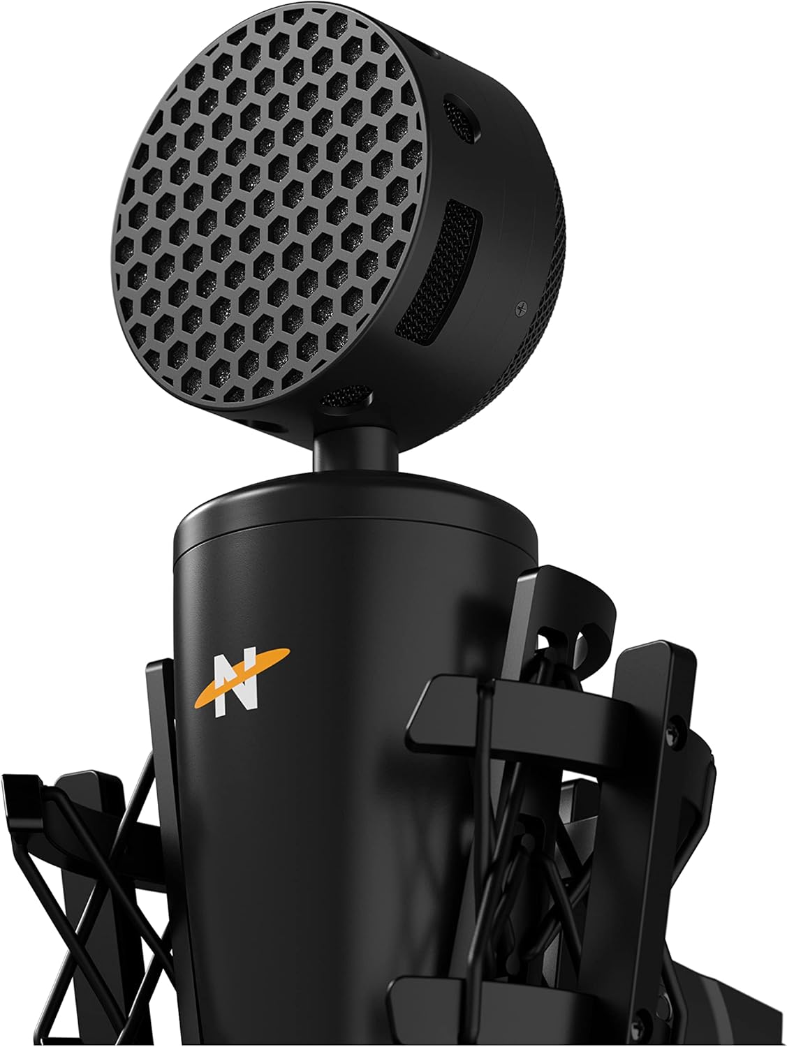 Neat King Bee II - Cardioid Large Diaphragm True Condenser Microphone Includes Shock Mount and Pop Filter, for Vocal Recording, Podcasting, and Streaming, XLR Output - Black