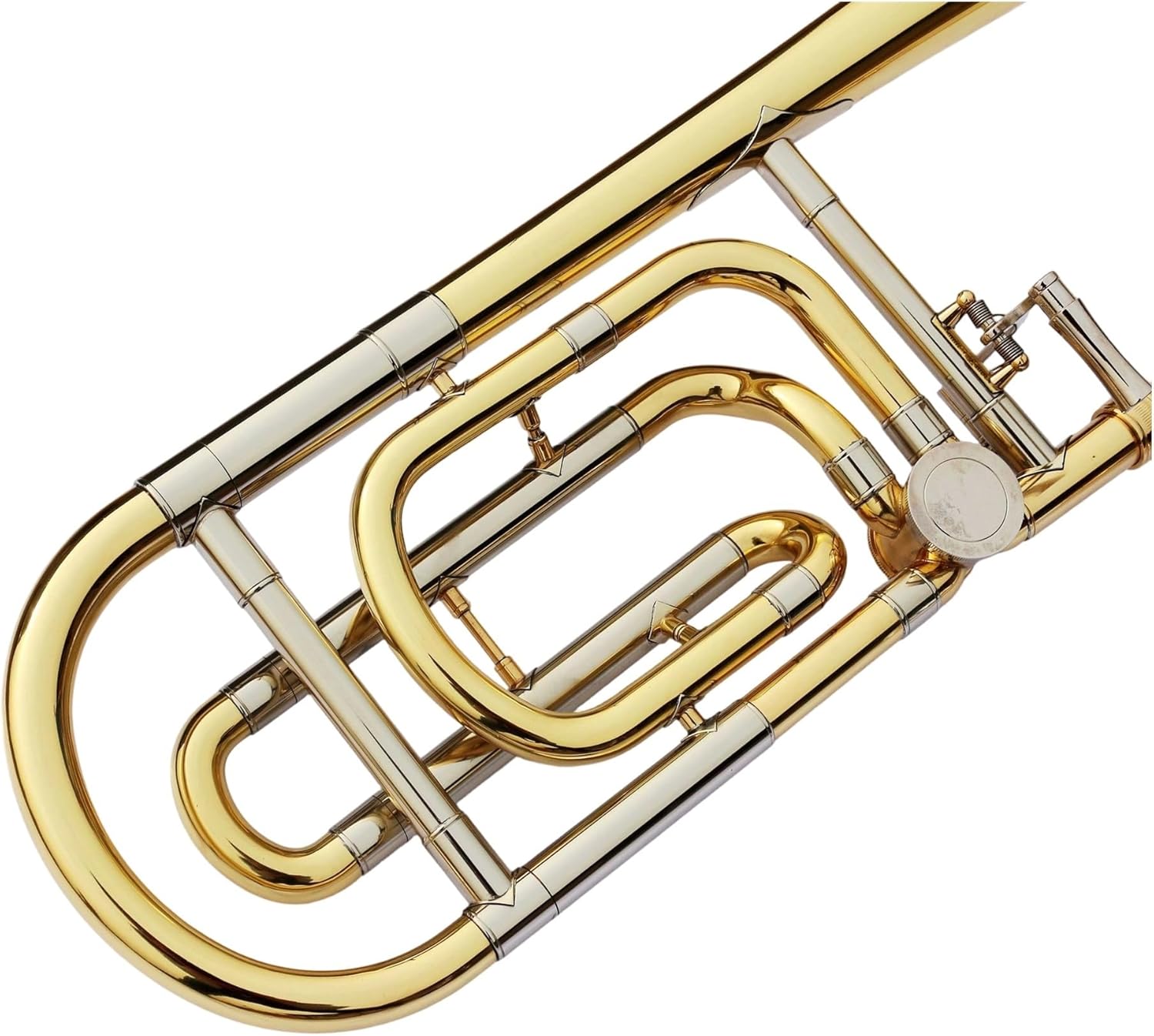 Adult Trombone Instrument Alto Trombone Lacquer Gold Pipe B Flat To F Key Playing Instrument(1)