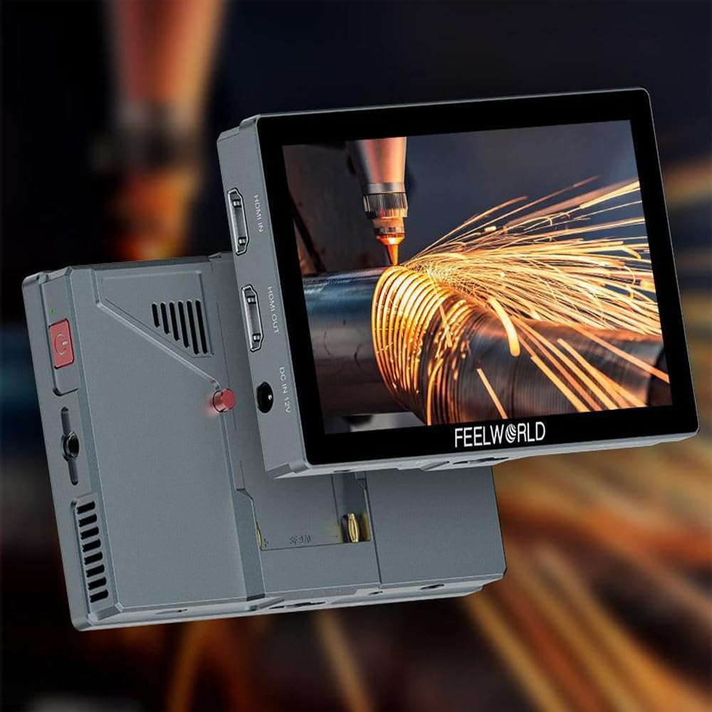 FEELWORLD P6X 5.5 Inch 1920x1080 Pixels Aluminium DSLR Camera Field Monitor Touch Screen 4K HDMI 1000cd/m² Support 3D LUT Log to Rec.709