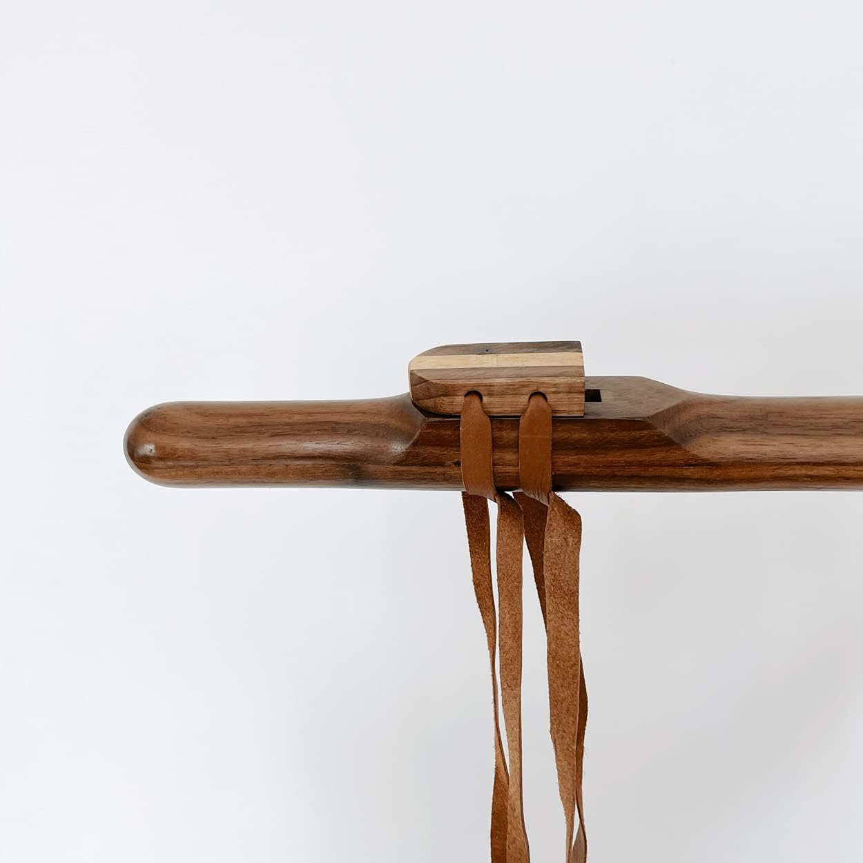 432 Hz Handmade Walnut Healing Flute Note G - Throat Chakra