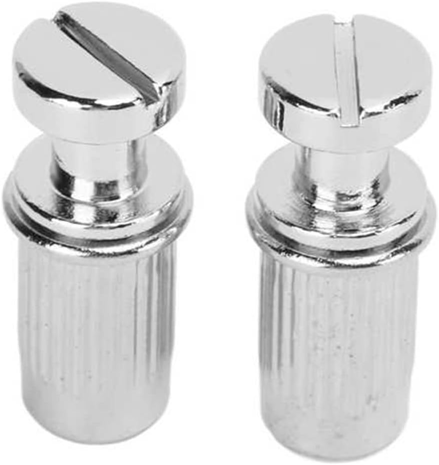 Electric Bass Bridge 4 String Bridge Tailpieces Guitar Replacement Parts with Screws Electric Guitar Bridge (Color : Silver)