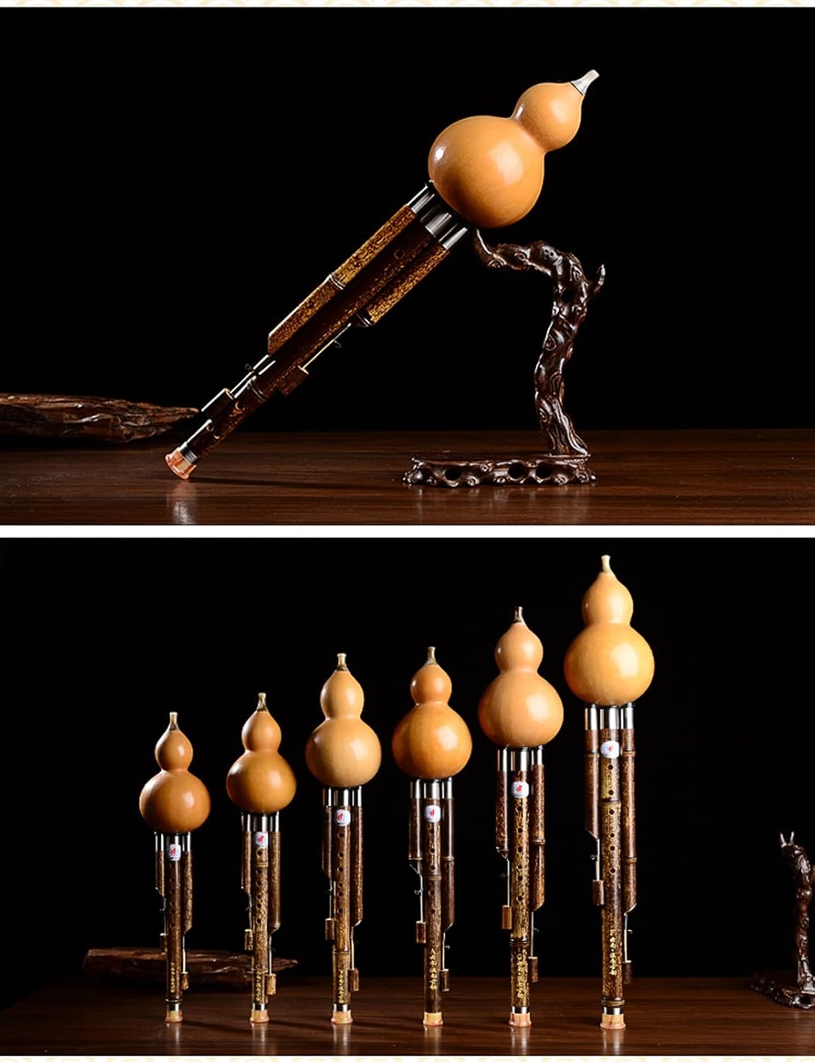 FLFL Hulusi Hulusi Professional Musical Instrument for Primary School Students and Adults (Color : F-Tune)