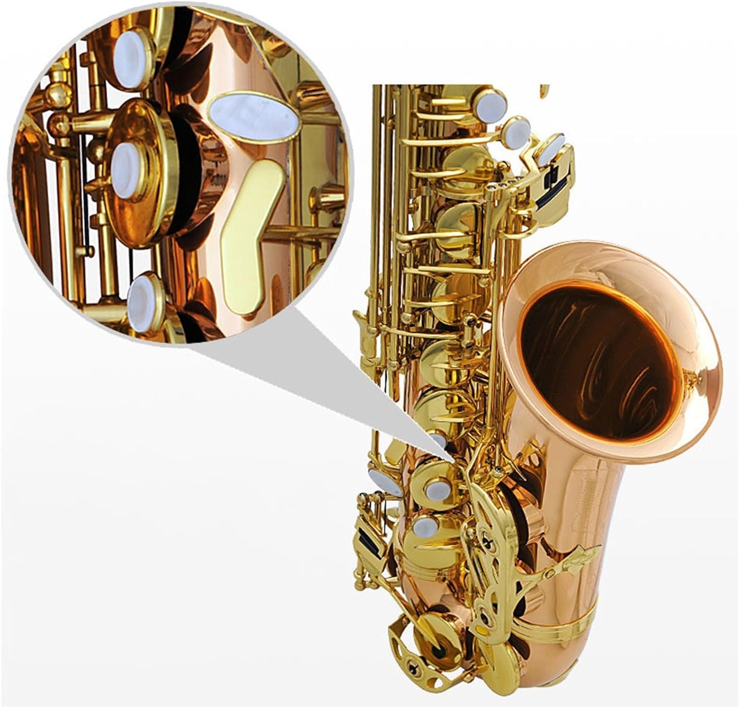 E Flat Phosphorus Copper Tube Saxophone Adult Professional Playing Saxophone Wind Instrument
