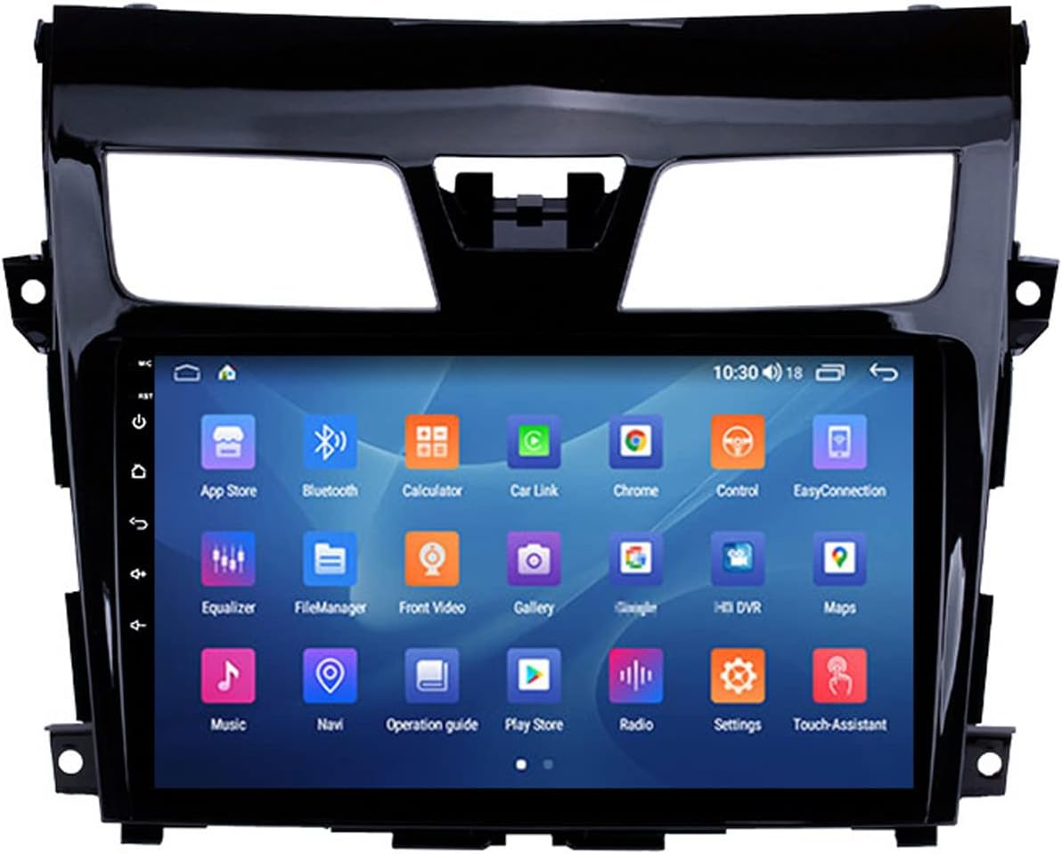 9-Inch Touch Screen Double DIN Car Stereo Media Receiver | for Nissan Teana J33 2013-2015 | Bluetooth Hands Free Calling | FM Radio | Backup Camera Input | Steering Wheel Controls