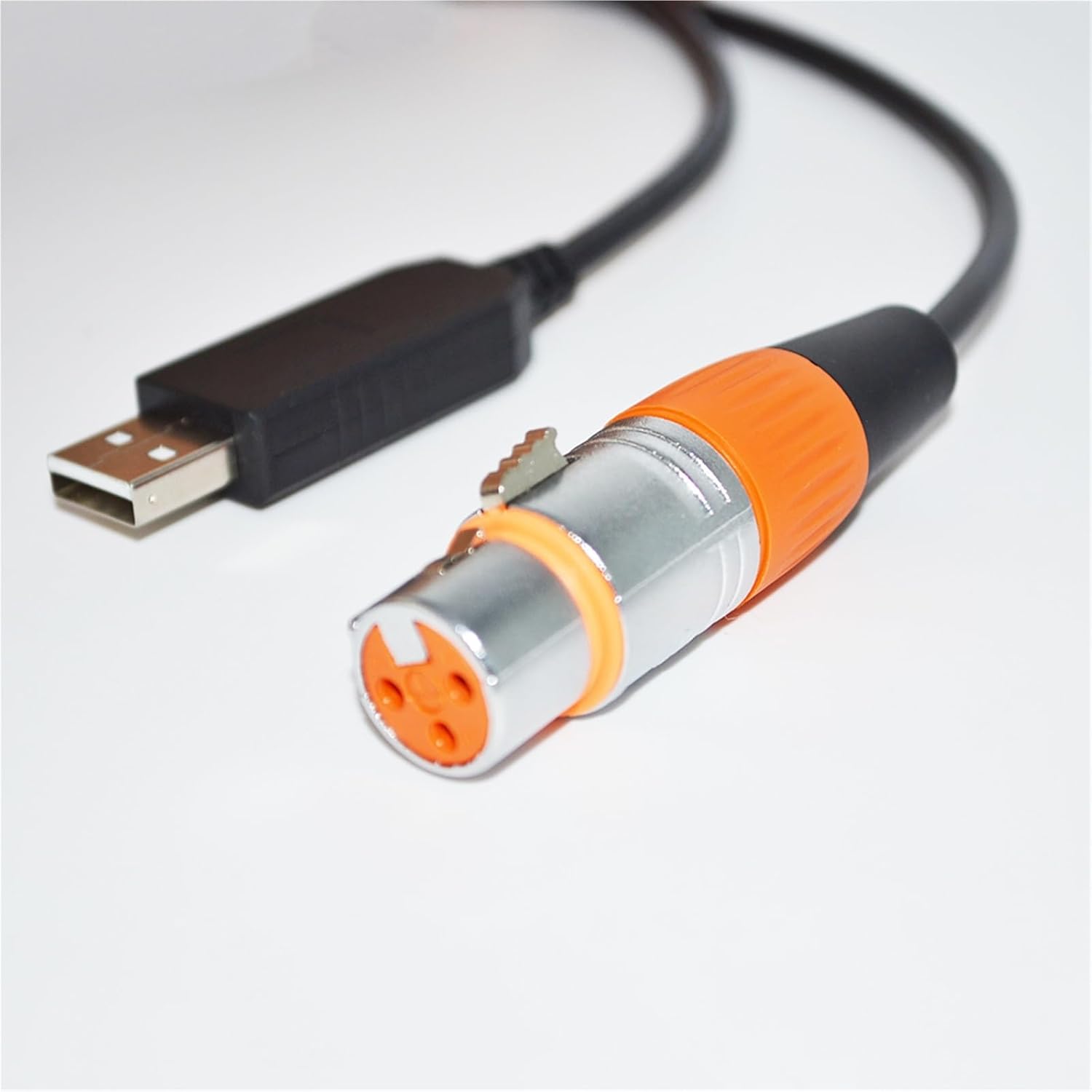 USB RS485 to XLR 3P Female Socket DMX512 Cable Fixture Controller KABLE(3metres,Color A)