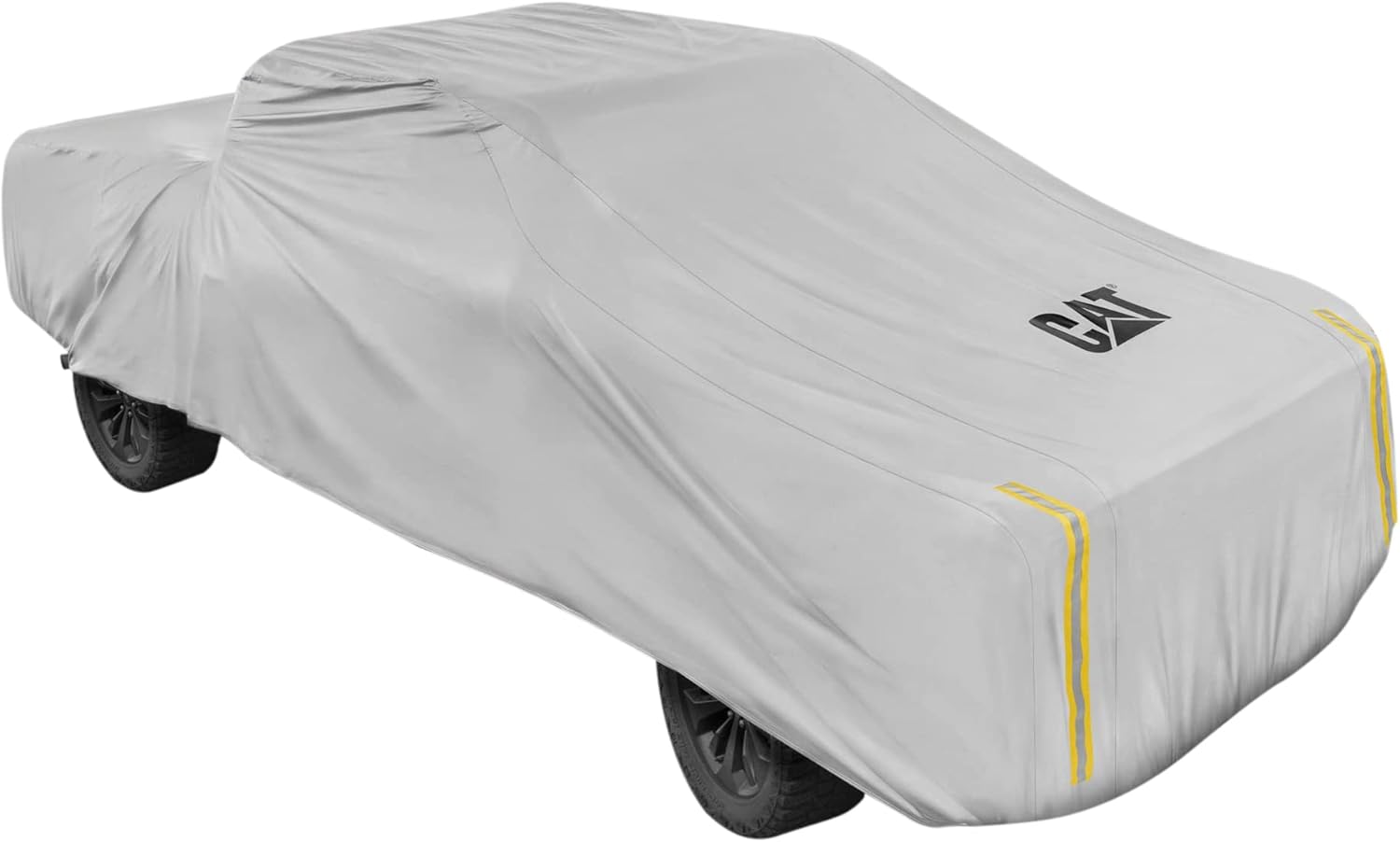 CAT Pick-Up Truck Cover, Car Cover for Trucks, Car Cover Waterproof All Weather Heavy Duty, Full Exterior Truck Bed Cover and Cabin, UV Dust Rain Snow Hail - Full Size Extended Cab 250
