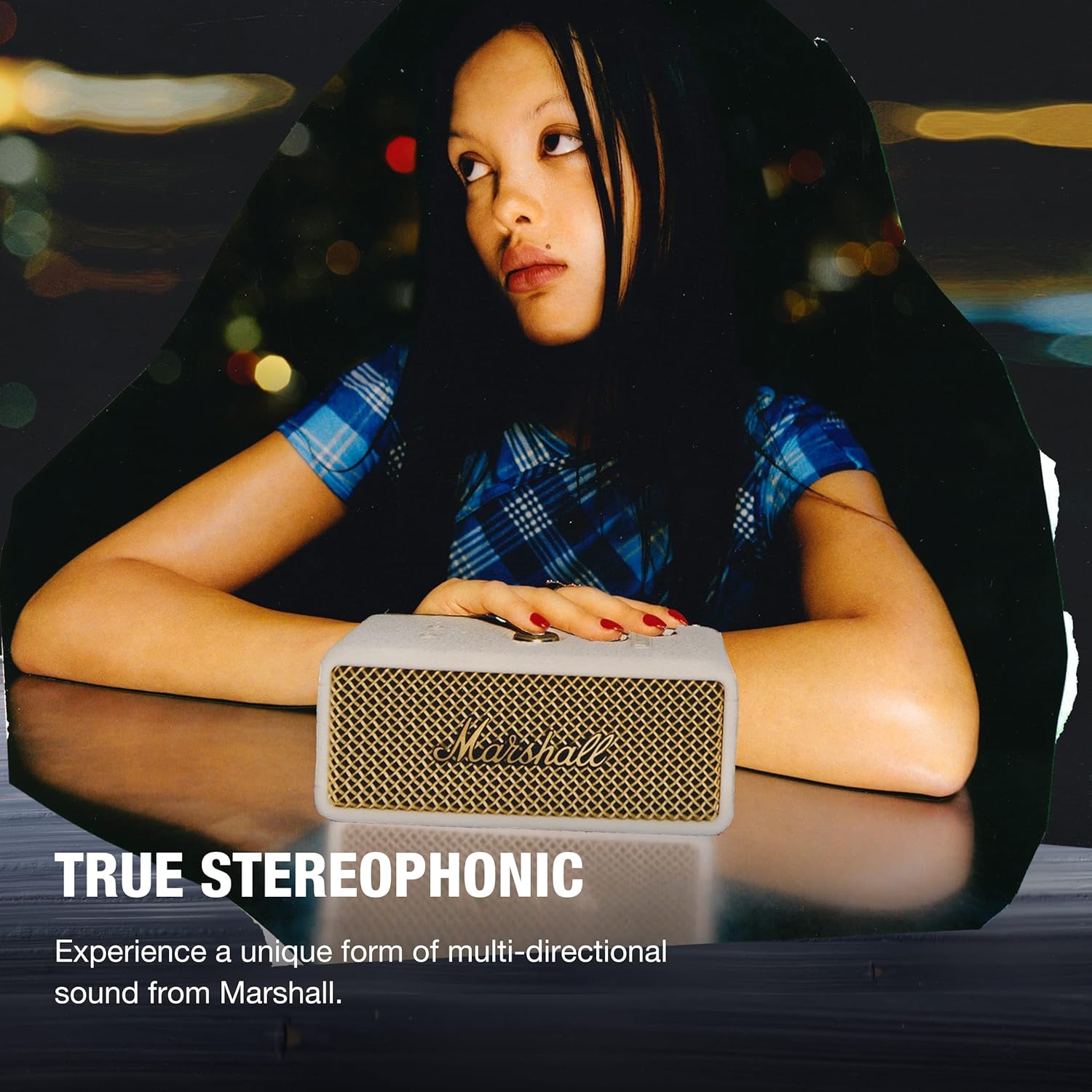 Marshall Emberton III Portable Bluetooth Speaker - Rugged Waterproof IP67 Design | Loud Stereo Sound, Deep Bass with 32+ Hr Playtime | Compact and Wireless for Travel and Outdoors - Cream