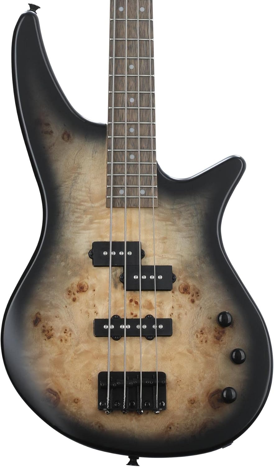 Jackson JS Series Spectra Bass JS2P, Black Burst, Laurel Fingerboard