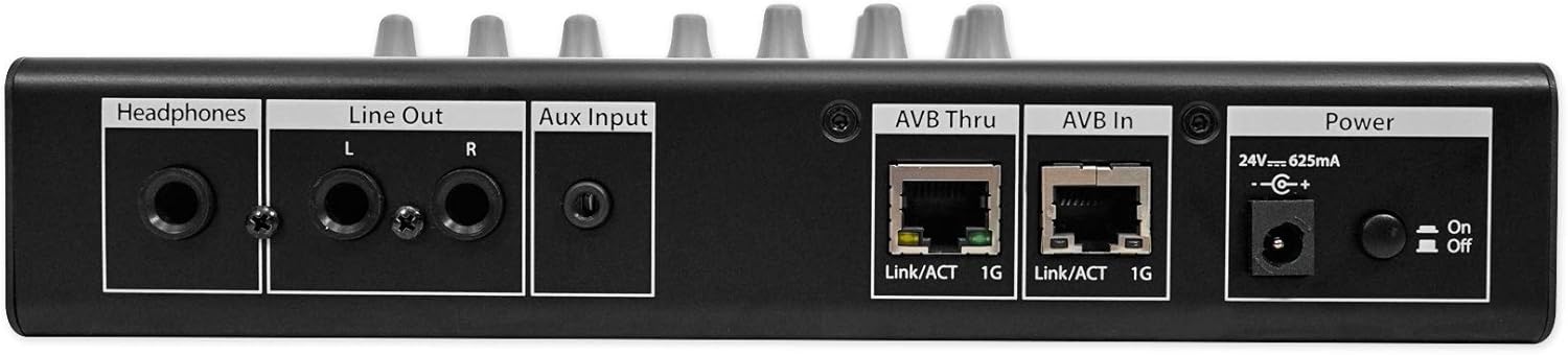 (1) PRESONUS EarMix 16M 16x2 16-Channel AVB Personal In-Ear Monitor/Headphone Mixer Bundle with (1) Rockville PRO-M50 Studio Headphones and (1) Rock2d2 Adjustable Dual Shelf Stand (3 Items)