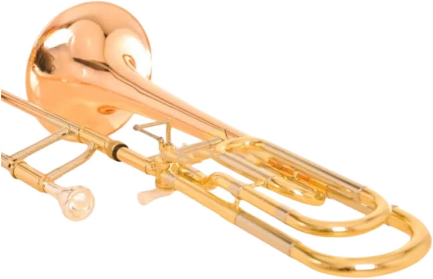 Adult Trombone Instrument Phosphor Bronze Gold Brass Instrument With Mouthbox In The Key Of Bb F Tenor Trombone(Phosphorus)
