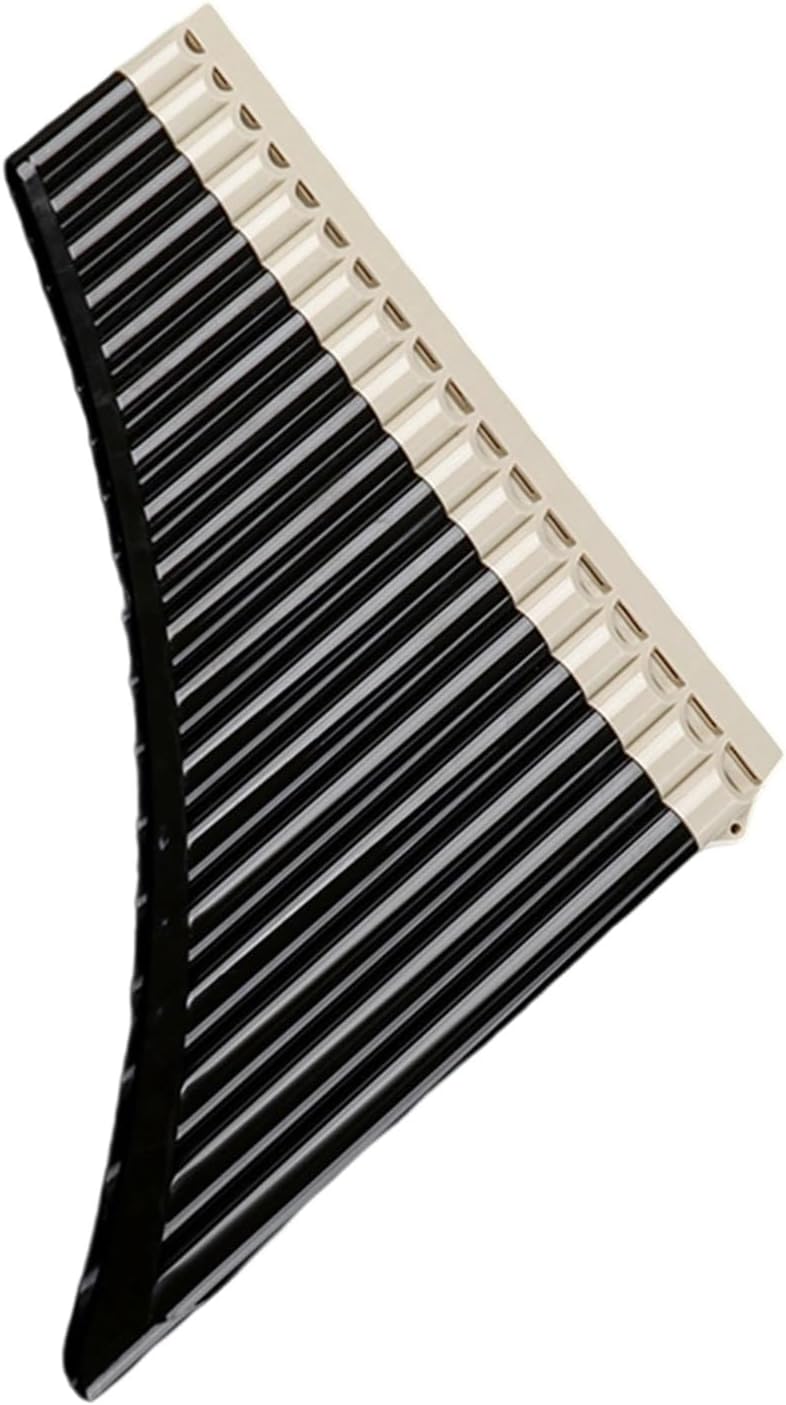 25 Pipe C Key Pan Flute Pan Flute Instrument Straight Or Curved 18 16 Tube Professional C Key Adult Beginner Wind Instrument(18 Beige 2)