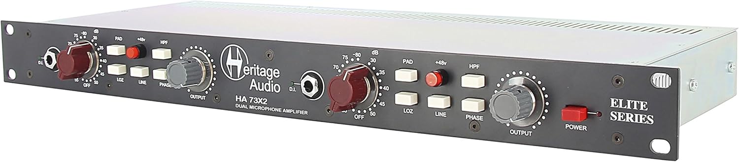 Heritage Audio HA73X2 Elite - Dual Channel Mic Preamp