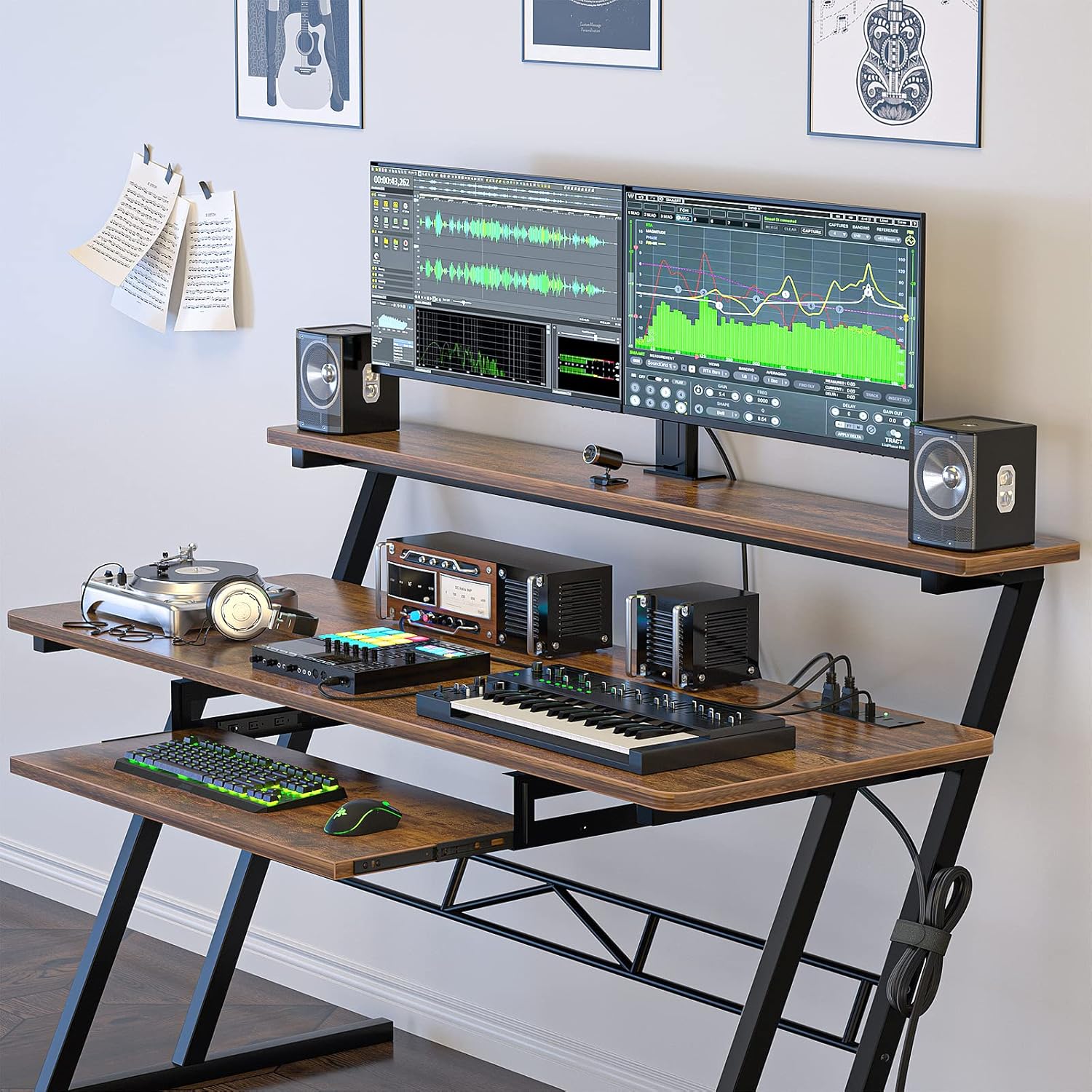 Armocity Music Studio Desk Production Workstation - 47