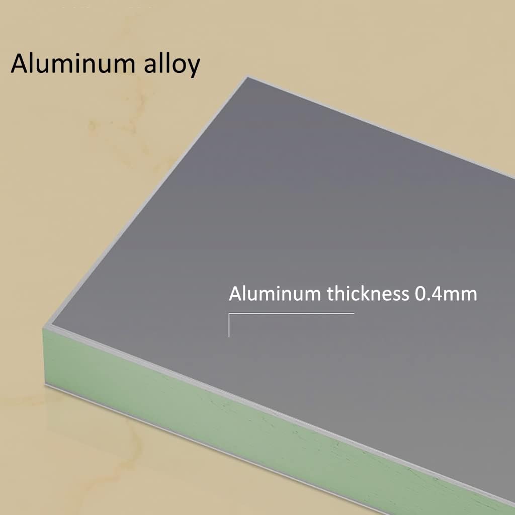 Corner Wall Mount Medicine Cabinet,LED Aluminum Bathroom Cabinet, Mirror with 3 Tier Storage Shelves, for Cosmetics, toiletries,Defogger (Size : 40 * 60cm)