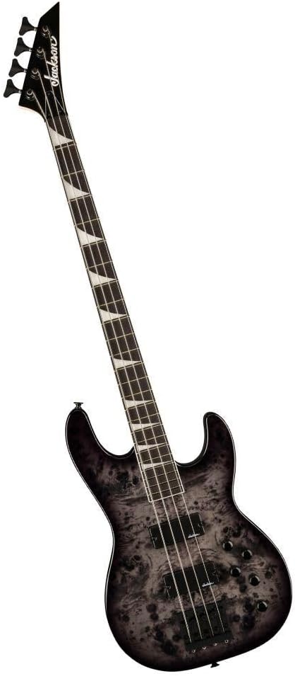 Jackson JS Series Concert Bass CB JS3P Bass Guitar - Transparent Black