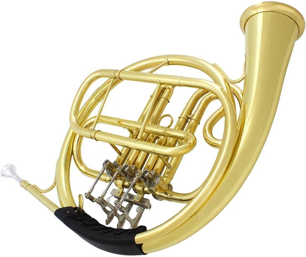 4 Key French Horn Bb French Horn Professional Brass Solid 3 Key Musical Instrument Accessories With Case Gold