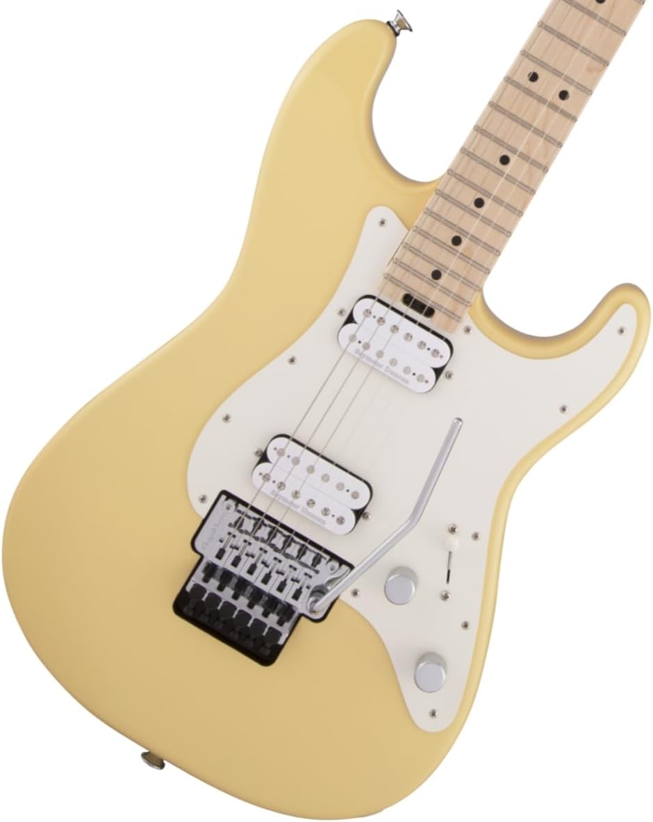 Charvel Pro-Mod So-Cal Style 1 HH FR M Electric Guitar, Maple Fingerboard (Vintage White)