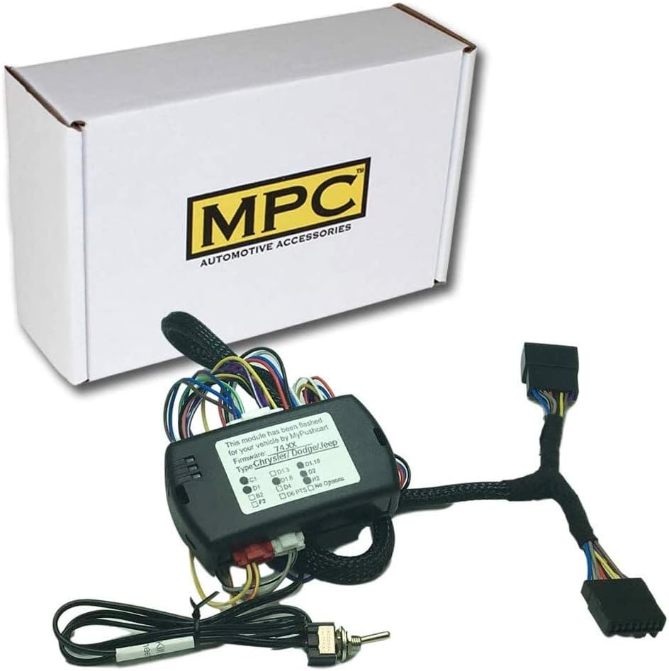 MPC Factory Remote Activated Remote Start Kit Compatible with 2008-2014 Chrysler Sebring - Plug-n-Play -Key-to-Start -Firmware Preloaded