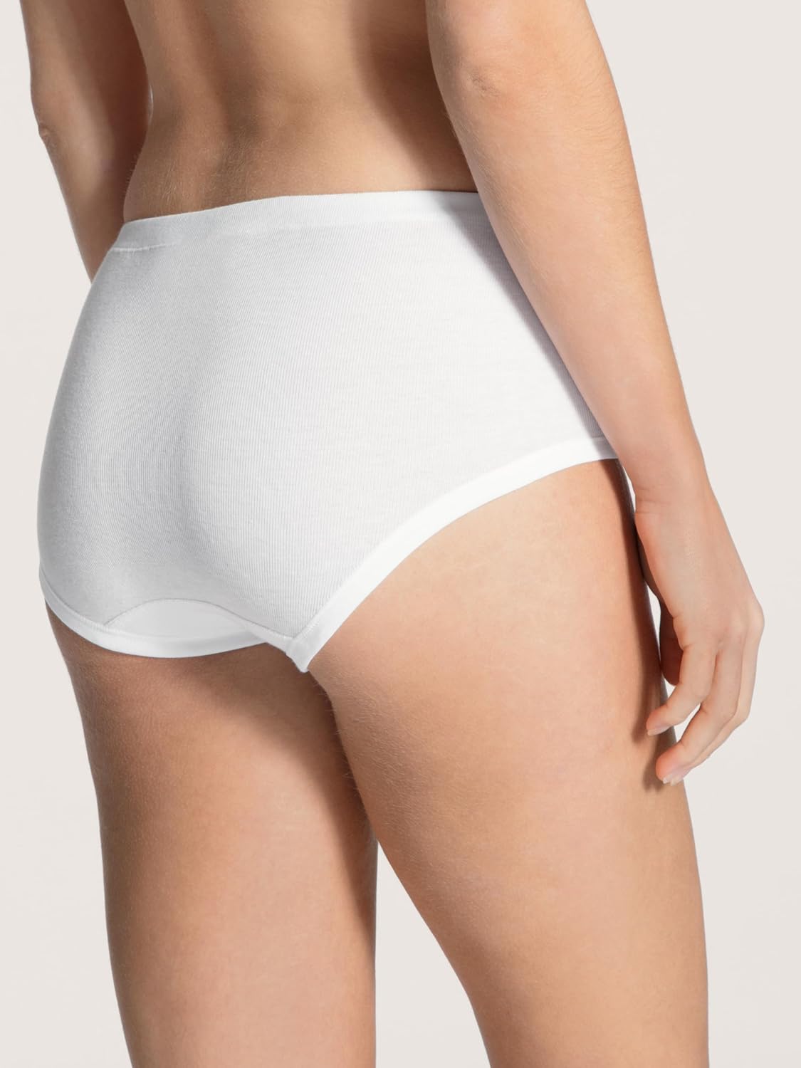 Calida Cotton Slip/Hosen Midi Brief (23362) (Small (42), White)