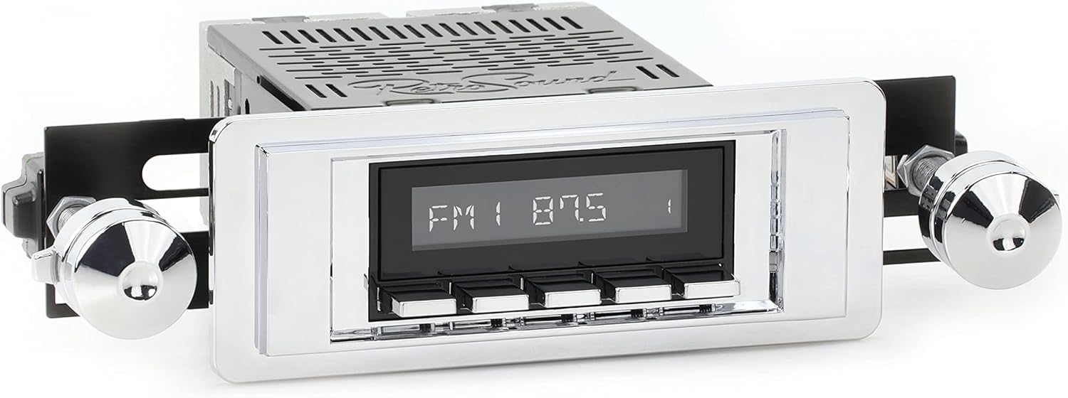 RetroRadio Compatible with 1953-57 Chevrolet Corvette Features Include Bluetooth, HD, SiriusXM Ready, AM/FM LBC-M4-102-02-72C2