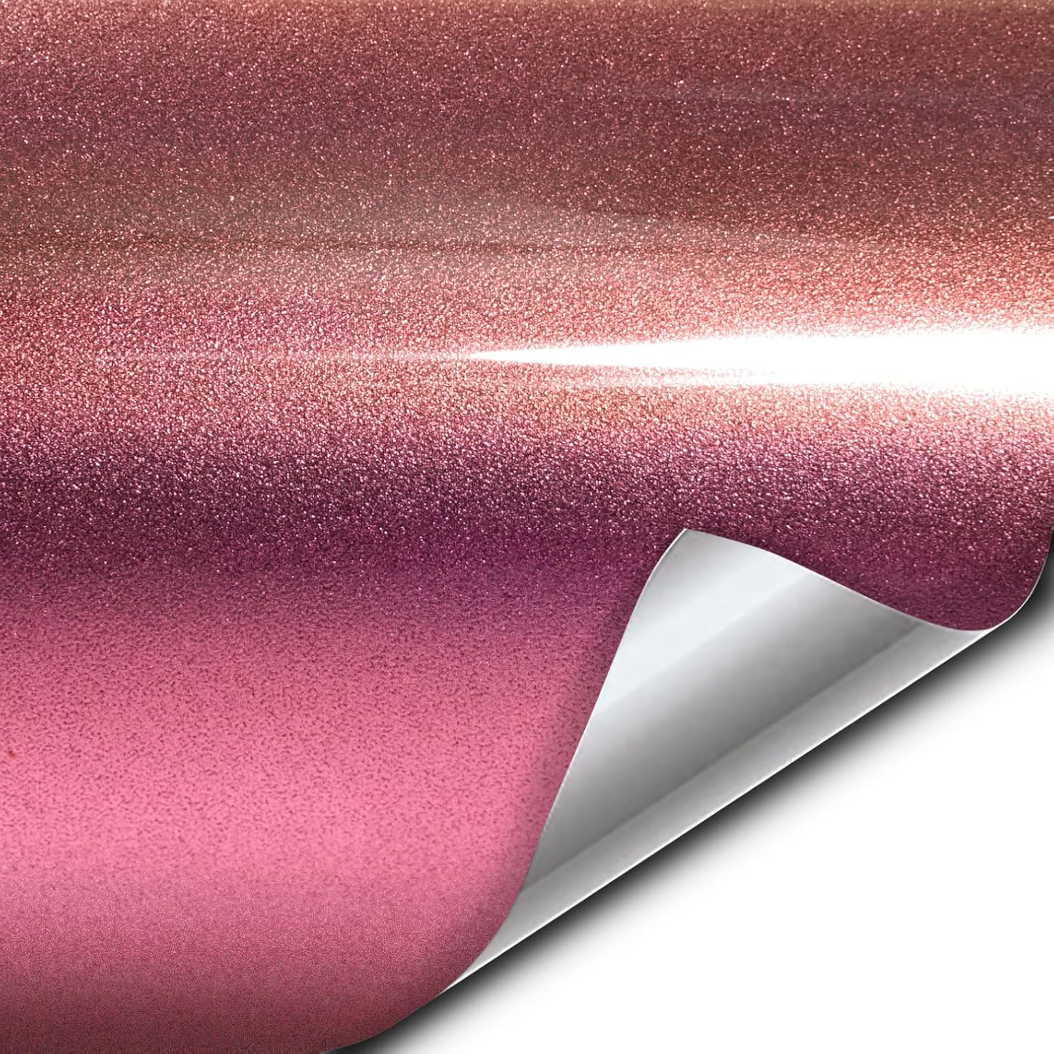 VVIVID XPO Gloss Liquid Metal Pink Vinyl Car Wrap Film (100ft x 5ft (Bulk Wrap Kit))