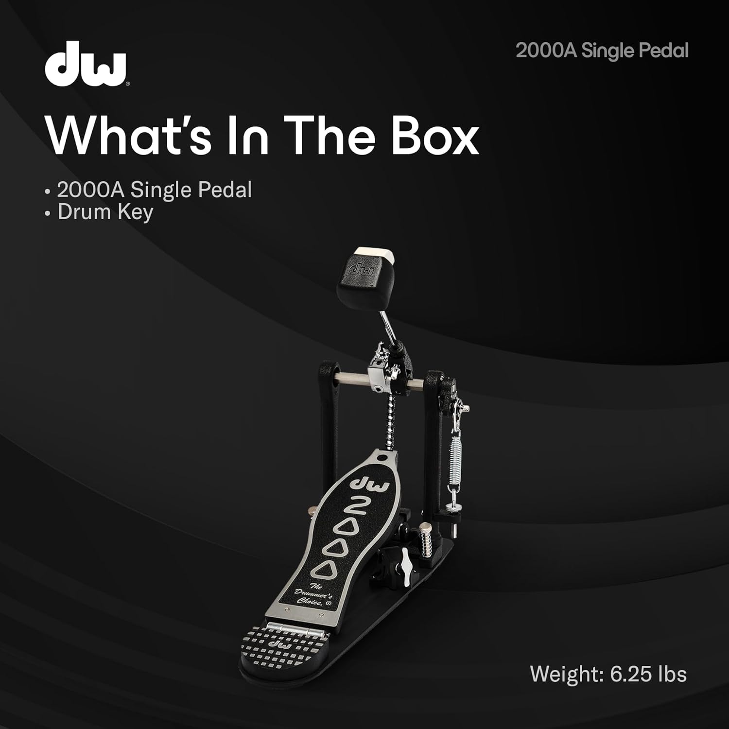 DW 2000 Series Single Bass Pedal