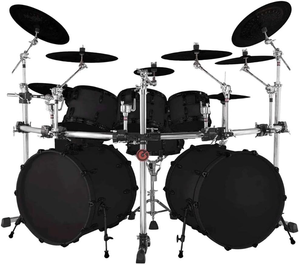 Gibraltar GRS-850DBL Curved Double-Bass Rack,black