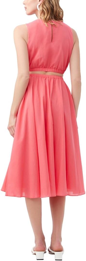 Silk Blend A-line Dress with Cutouts by TRINA TURK