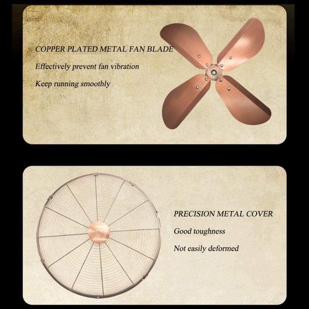 Residential Wall Mount Wall-Mounted Fan with Remote Control Timing, High-Speed Three-Speed Adjustable, Silent and Energy Saving, for Home Office Commercial Industry,W,400mm/H,450mm (Size : W:450mm/H: