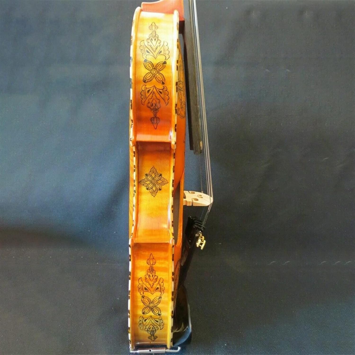 TSTS Wonderful Handcarved 5 Strings 4/4 Violin Musical Instrument Ebony Accessories Fingerboard Stringed Instrument Adults Violins