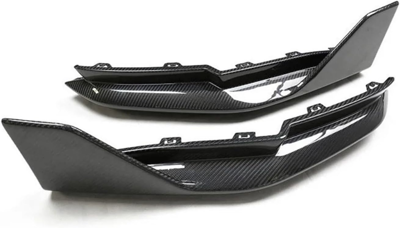 Compatible for BMW G80 M3 G83 M4 Dry Carbon Fiber Car Corner Wcrapping Bumper Front MP Style Back Bumper Scroll(MP Back wcrapping)