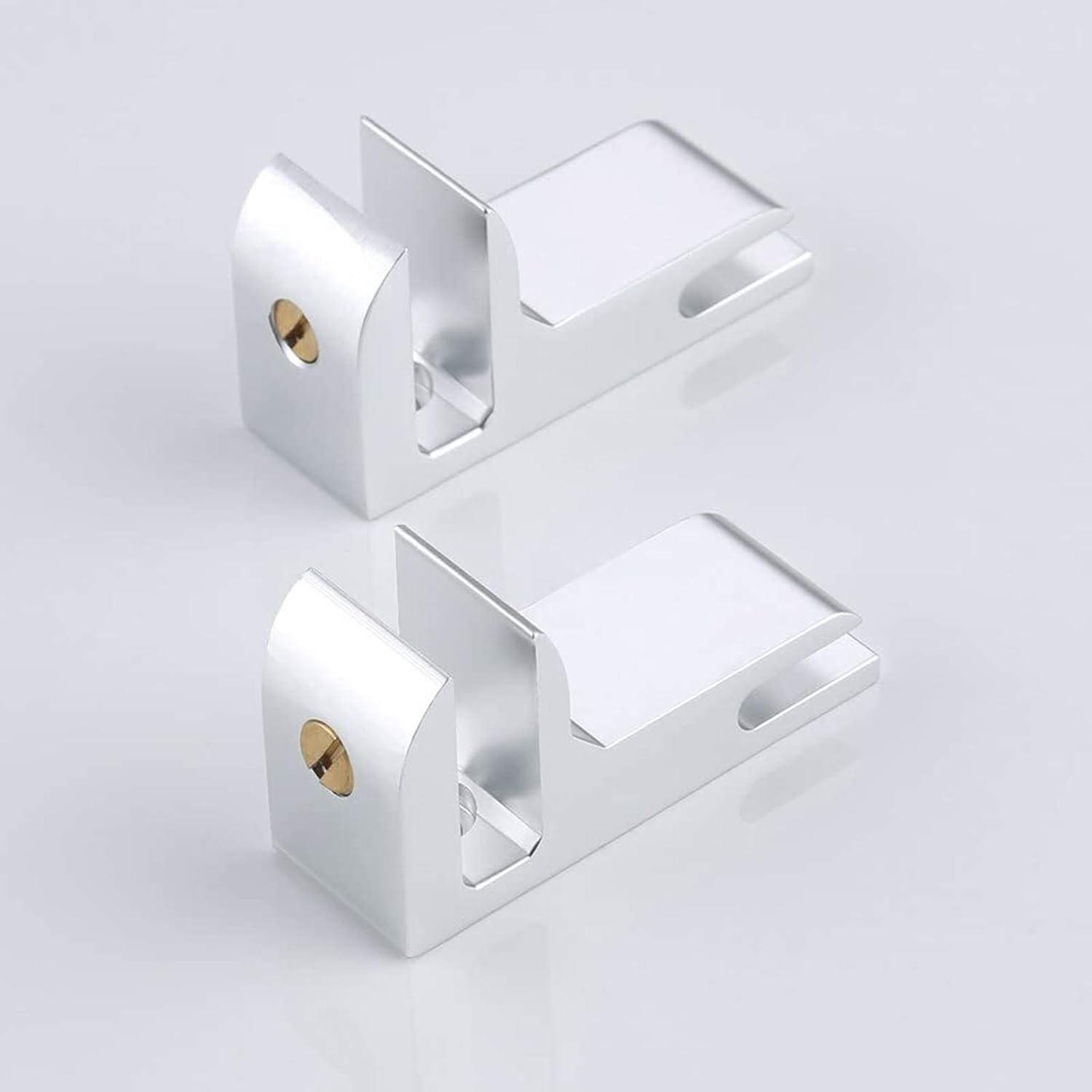 Bathroom Glass Shelf Bathroom Glass Shelf,with Aluminum Rail and Towel Bar Shower Wall Mount Corner Shelf,Silver Sand Sprayed Bathroom Furniture,Style2