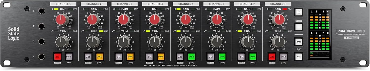 Solid State Logic PureDrive Octo 8 Channel Mic Pre