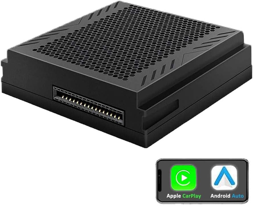 Wireless Android Auto Receiver for Mercedes Benz A/B/C/E/CLA/GLA/CLS/GLK/ML/GL/SLK 2011-2015 Wireless CarPlay Android Auto for Benz NTG 4.5/4.7 System with Bluetooth, Mirror Link, Camera, USB